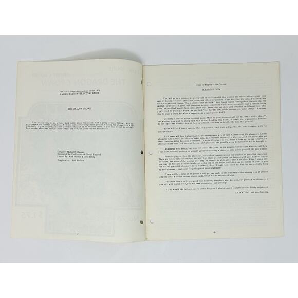 The Dragon Crown Judges Guild No. 76 1979 Dungeons & Dragons D&D - Picture 3 of 11